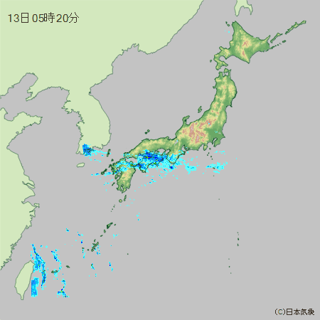 降水マップ