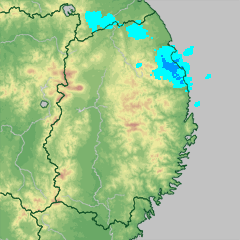レーダー画像